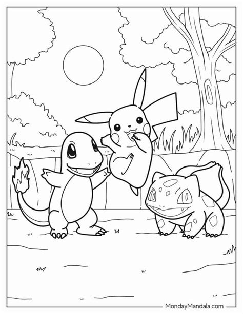 free coloring pages of pokemon|52 Pokemon Coloring Pages (Free PDF Printables)